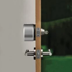 Pete's Tools & Home Improvement August AUG-SL-CON-S03 Silver Smart Lock Pro, 3rd Generation-Dark Gray, Apple Home Kit Compatible And Z-Wave Plus Enabled