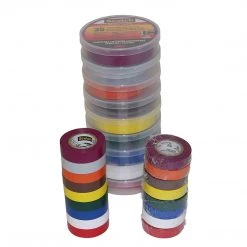 3M Safety Electrical & Lighting 3M 35-Multi-Color-1/2x20FT-8Pk Scotch Vinyl Color Coding Electrical Tape 35