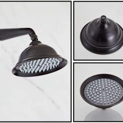 Pete's Tools & Home Improvement NEWRAIN Oil Rubbed Bronze Shower System,Ceiling Shower Faucet Set For Bathroom With High Pressure 8