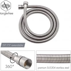 Pete's Tools & Home Improvement KES Shower System Shower Faucets Sets Complete Rain Shower Head With Handheld Shower Valve And Trim Kit Brushed Finish, XB6223-BN