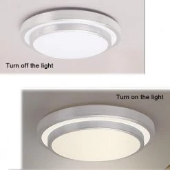 Lighting AFSEMOS 18W LED Ceiling Lights 3000K Warm White Ø 23cm Indoor Flush Mount Ceiling Lamp