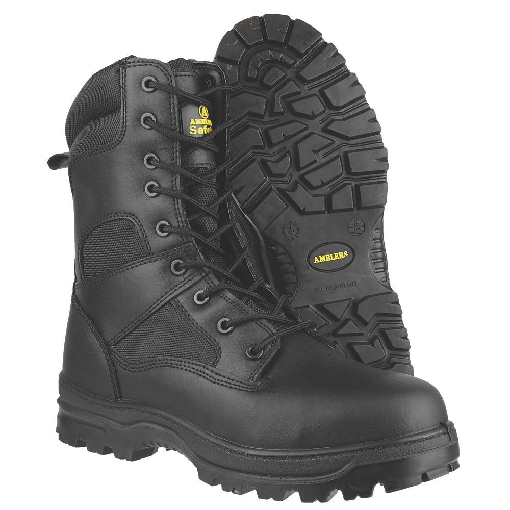 AMBLERS FS009C METAL FREE SAFETY BOOTS BLACK SIZE 10