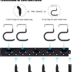 NZACE Adjustable Storage System 48 Inch, Wall Holders For Tools