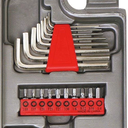 Apollo Tools DT9408 53 Piece Household Tool Set With Wrenches, Precision Screwdriver Set