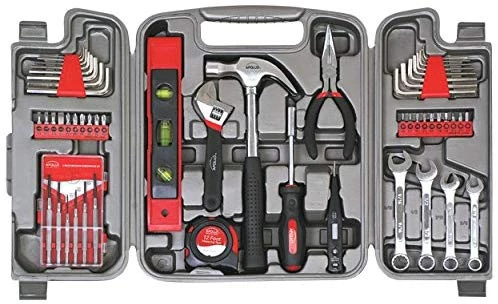 Apollo Tools DT9408 53 Piece Household Tool Set With Wrenches, Precision Screwdriver Set