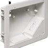 Arlington Industries Arlington TVBU810-1 TV Box With Flange For Home Theater Installations, 8 X 10, White, 1-Pack