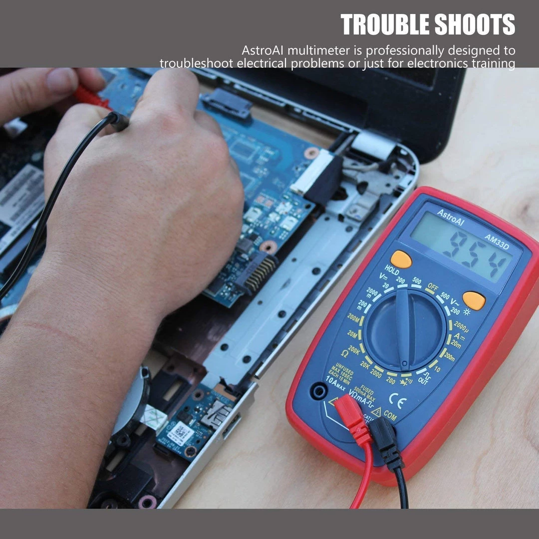 Tools AstroAI Digital Multimeter With Ohm Volt Amp And Diode Voltage Tester Meter (Dual Fused For Anti-Burn)