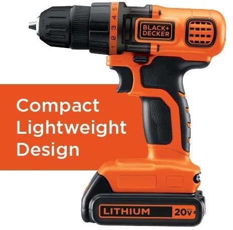 Tools BLACK+DECKER 20V MAX Cordless Drill Combo Kit, 4-Tool