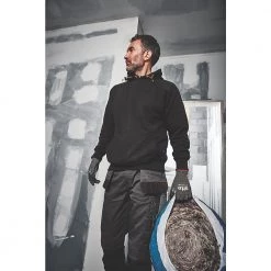 SITE ALDER HOODED SWEATSHIRT BLACK LARGE 41