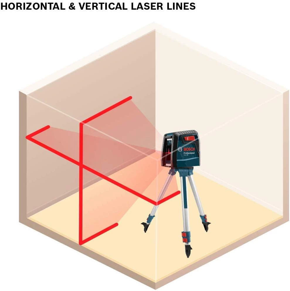 Bosch Self-Leveling Cross-Line Red-Beam Laser Level GLL 30