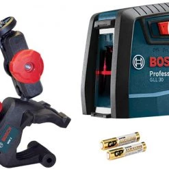 Bosch Self-Leveling Cross-Line Red-Beam Laser Level GLL 30