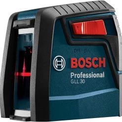 Bosch Self-Leveling Cross-Line Red-Beam Laser Level GLL 30