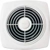 Broan-NuTone Broan 509 Through-Wall Fan, 180 CFM 7.5 Sones, White Square Plastic Grille