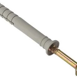 Screws, Nails & Fixing Bulk Hardware BH02849 Hammer Type Solid Wall Fixing With Nylon Plug, M8 X 120mm