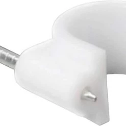 Cable Clips 8mm 200pcs White,SHD Cable Tacks Nail In Clamps Cable Straps Wire Staples Round Cord Management Cable & Cable Management