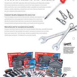 Tools Crescent 170 Pc. General Purpose Tool Set - Closed Case - CTK170CMP2