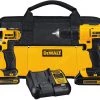 DEWALT 20V MAX Cordless Drill Combo Kit, 2-Tool (DCK240C2) Tools