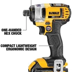 DEWALT 20V MAX Cordless Drill Combo Kit, 2-Tool
