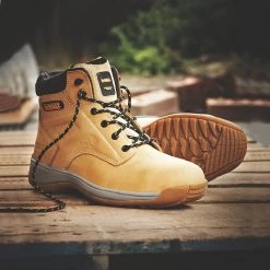 Safety & Work Wear DEWALT BOLSTER SAFETY BOOTS HONEY SIZE 9