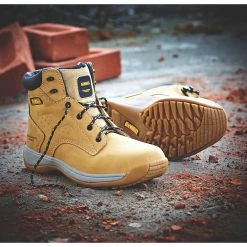 Safety & Work Wear DEWALT BOLSTER SAFETY BOOTS HONEY SIZE 9
