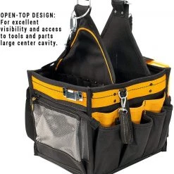 DEWALT DG5582 Electrical And Maintenance Tool Carrier & Parts Tray, 11 In., 23 Pocket Tools