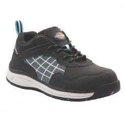 DICKIES ELORA METAL FREE LADIES SAFETY TRAINERS BLACK / BLUE SIZE 7 Safety & Work Wear