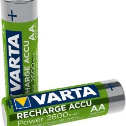 VARTA DLC AA NiMH Rechargeable Batteries, 2600mAh, 2 Pack Electrical & Lighting