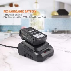 Tools Drain Auger, TACKLIFE Drain Snake 25Ft Automatic Cordless Drain Clog Remover, Replaceable Flexible Shaft And Battery