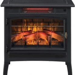 Heating & Plumbing Duraflame 3D Infrared Electric Fireplace Stove With Remote Control - Portable Indoor Space Heater