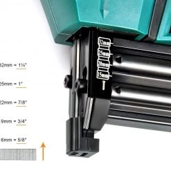 Electric Brad Nailer, NEU MASTER NTC0040 Electric Nail Gun/Staple Gun For Small Project Of Upholstery, Home Improvement And Woodworking, 1/4'' Narrow Crown Staple 400pcs And Nail 100pcs Included