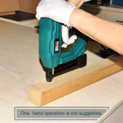 Electric Brad Nailer, NEU MASTER NTC0040 Electric Nail Gun/Staple Gun For Small Project Of Upholstery, Home Improvement And Woodworking, 1/4'' Narrow Crown Staple 400pcs And Nail 100pcs Included