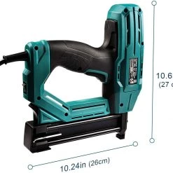 Electric Brad Nailer, NEU MASTER NTC0040 Electric Nail Gun/Staple Gun For Small Project Of Upholstery, Home Improvement And Woodworking, 1/4'' Narrow Crown Staple 400pcs And Nail 100pcs Included
