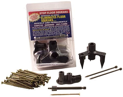Screws, Nails & Fixing GBW Squeeeeek No More 3233 Kit Eliminates Floor Squeak Through Carpet