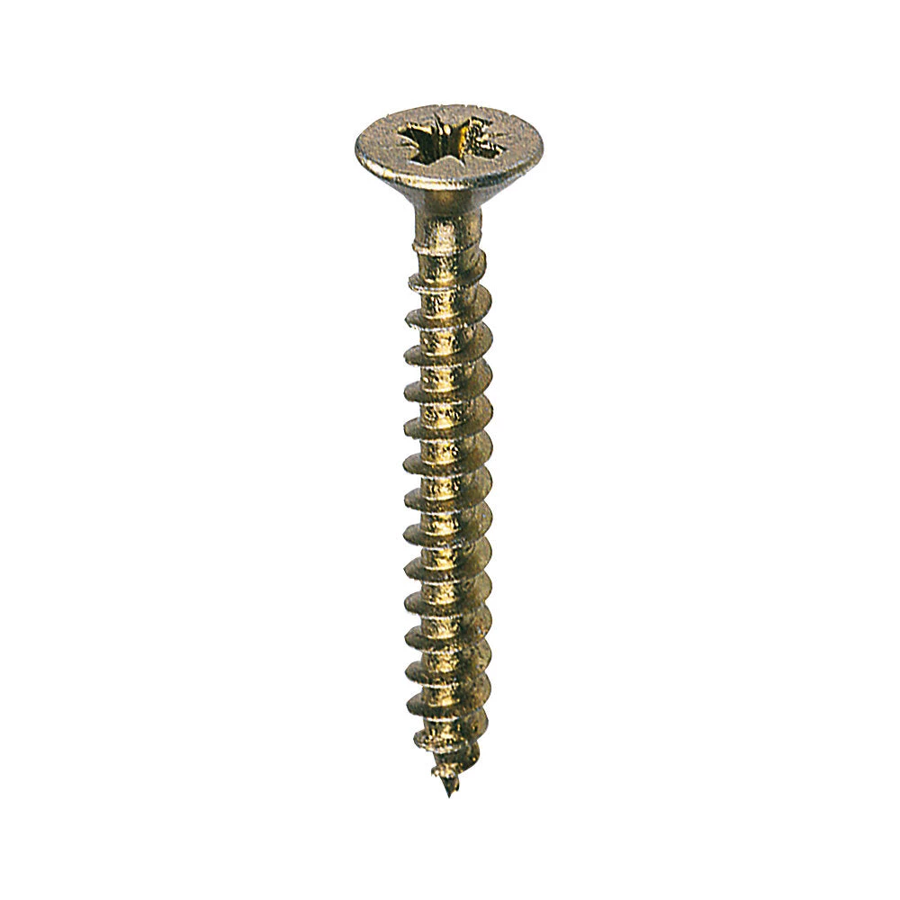 Screws, Nails & Fixing GOLDSCREW PZ DOUBLE-COUNTERSUNK WOODSCREWS TRADE PACK 1400 PCS