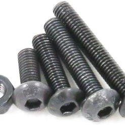 Screws, Nails & Fixing Hilitchi 460-Pcs M3 M4 M5 Button Head Hex Socket Head Cap Bolts Screws Nuts Assortment Kit - 10.9 Grade Alloy Steel