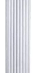 Hudson Reed - Revive Vertical Double Designer Radiator With Angled Valves In White