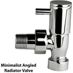 Hudson Reed - Revive Vertical Double Designer Radiator With Angled Valves In White