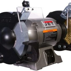 Jet 577128 Shop Grinder With Grinding Wheel & Wire Wheel