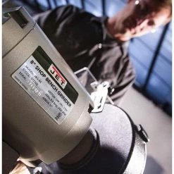 Jet 577128 Shop Grinder With Grinding Wheel & Wire Wheel