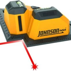 Johnson Level & Tool 40-6624 Tiling Laser With Perpendicular Lasers For Flooring Installation Tools