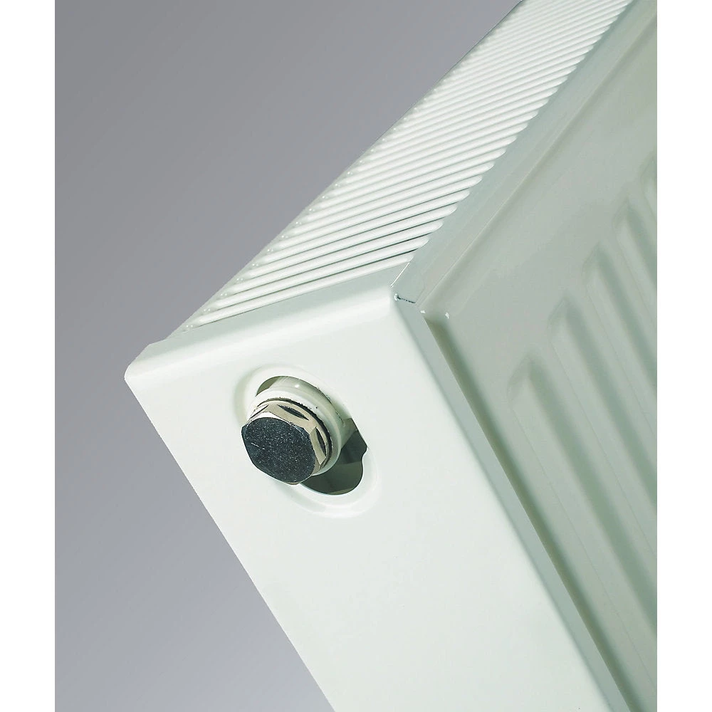 KUDOX PREMIUM TYPE 22 DOUBLE-PANEL DOUBLE CONVECTOR RADIATOR 600 X 1200MM WHITE Heating & Plumbing