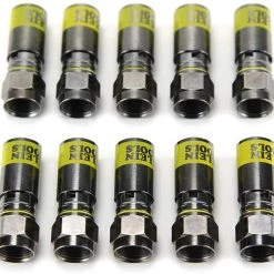 Klein Tools VDV812-606 F-Connector For RG6/6Q Coax Cable