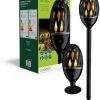 Electrical & Lighting Luceco LED Flame Torch Light, Waterproof. Garden, Patways, Entrance Area