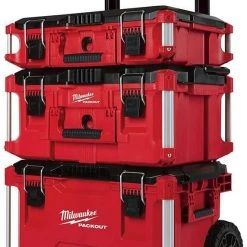 Milwaukee 22 In. Packout Rolling Modular Tool Box Stackable Storage System Tools