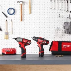 Milwaukee 2494-22 M12 Cordless Combination 3/8" Drill / Driver And 1/4" Hex