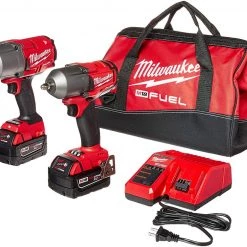 Milwaukee 2 PC M18 FUEL Auto Kit - 1/2" Impact Wrench And 3/8" Impact Wrench Tools