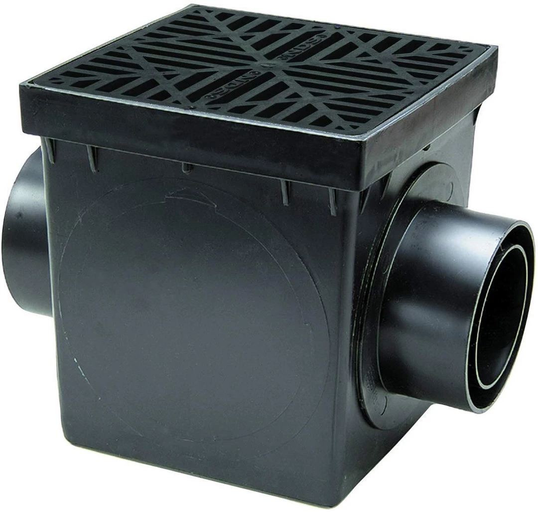 NDS 900BKIT 9-Inch Catch Basin Kit, Black