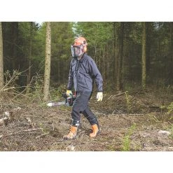 OREGON YUKON RUBBER CHAINSAW SAFETY BOOTS ORANGE / BLACK SIZE 8 Safety & Work Wear