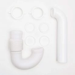 PF WaterWorks PF0704 FlexTRAP 1-1/4-Inch X 1-1/2-Inch Flex-N, Expandable, Flexible, P-Trap-Universal Fit