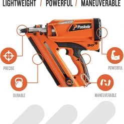 Paslode - 905600 Cordless XP Framing Nailer - Battery And Fuel Cell Powered - No Compressor Needed Screws, Nails & Fixing
